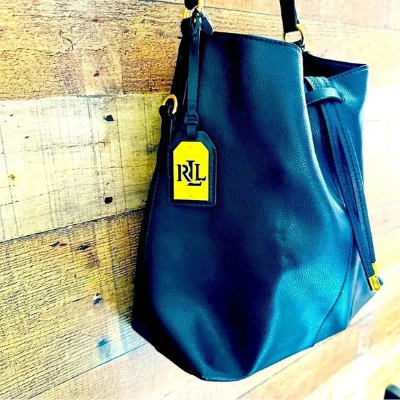 Lauren by Ralph Lauren Leather Shoulder Bag - Picture 3 of 8